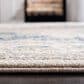 Safavieh Evoke EVK220C 11" x 15" Ivory and Blue Area Rug, , large