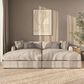 Jonathan Louis Leon 2-Piece Cuddler Sectional in Farina Oatmeal, , large
