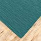 Feizy Luna 8" x 11" Teal Area Rug, , large