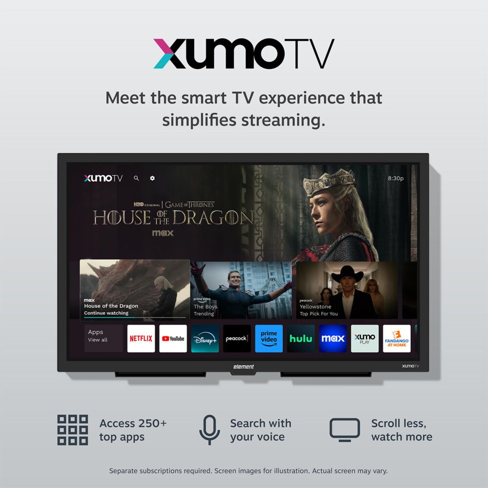 Element 65&quot; 4K UHD Partial Sun Outdoor Xumo Smart TV, , large