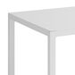 Linon Home Decor Holland 64" Outdoor Dining Table in White, , large
