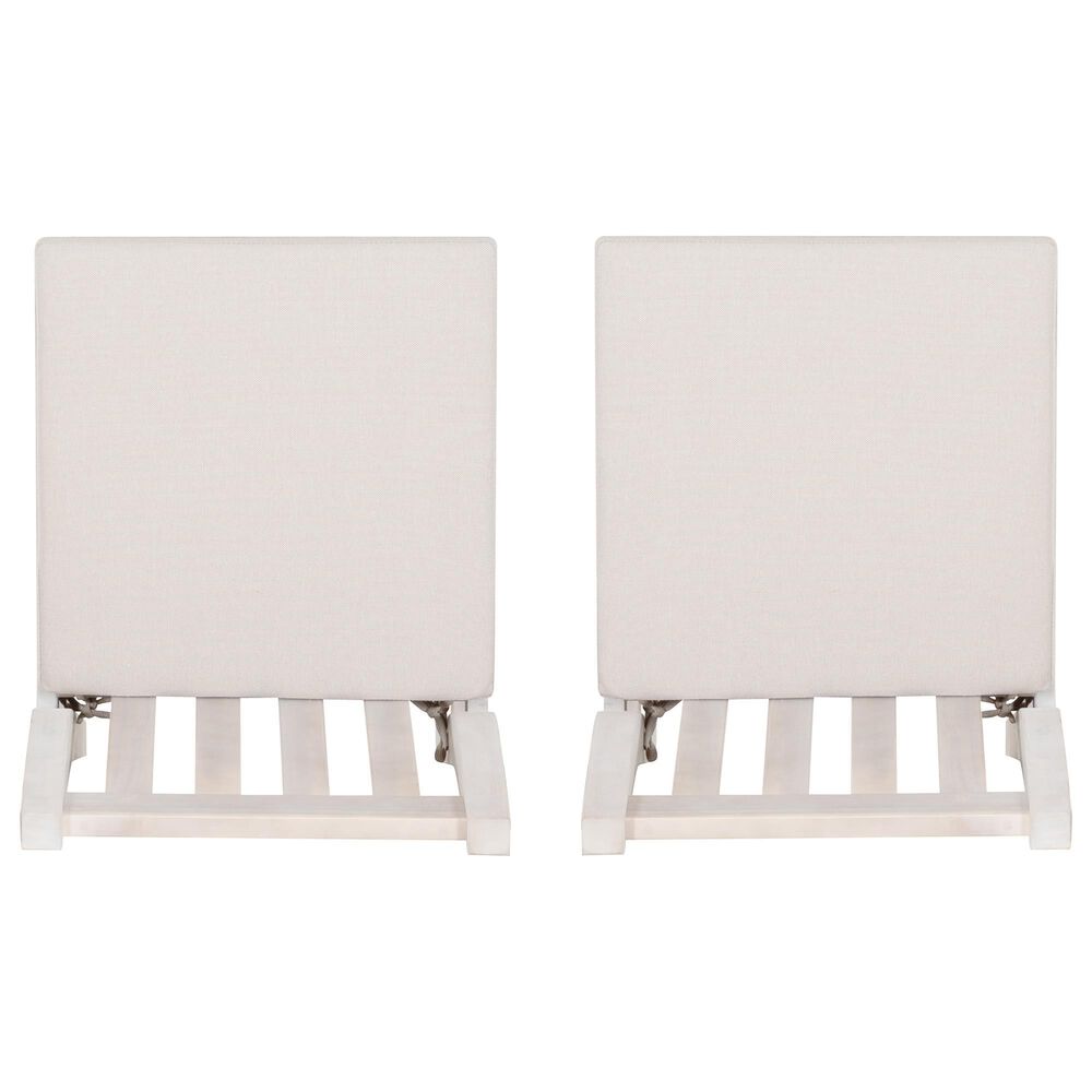 Linon Home Decor Teagon Patio Side Chair with Beige Cushion in Natural (Set of 2), , large