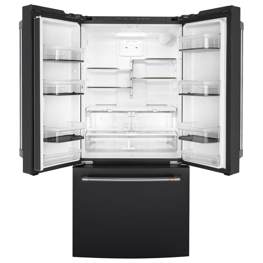 Cafe 18.6 Cu. Ft. Counter Depth French Door Refrigerator in Matte Black, , large