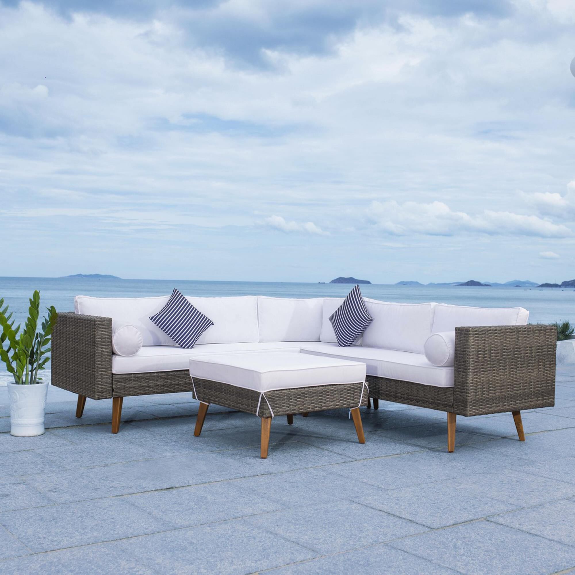 Safavieh lynwood outdoor shop sectional