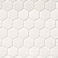 MS International Domino White 2" x 2" on 12" x 13" Matte Porcelain Mosaic Sheet, , large