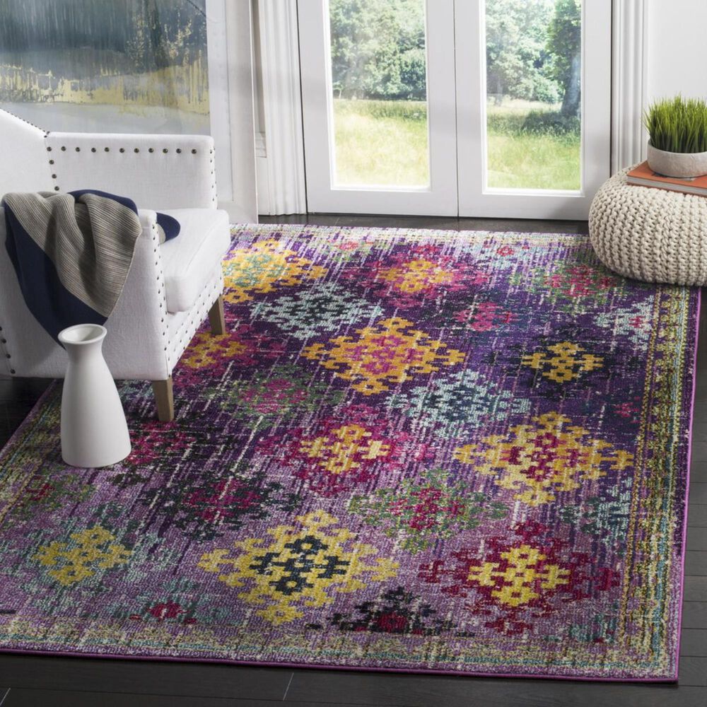 Safavieh Monaco MNC244P 3&#39; x 5&#39; Purple Area Rug, , large