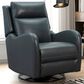 Barcalounger Carrie Swivel Glider in Dark Blue, , large