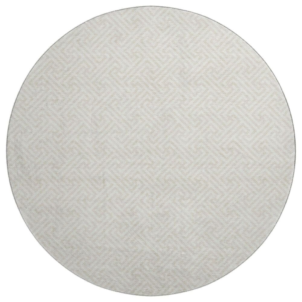 Dalyn Rug Company The Reserve TR5 Coffee 8" Round Indoor/Outdoor Area Rug, , large