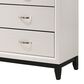 Crown Mark Akerson Chalk Dresser in White, , large