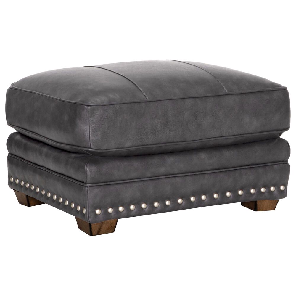Moore Furniture Della Ottoman in Florence Steel, , large