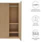 Modway Render 2-Door Wardrobe Closet in Oak, , large
