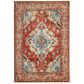 Safavieh Monaco MNC243H-5 5"1" x 7"7" Orange/Light Blue Area Rug, , large