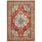 Safavieh Monaco MNC243H-5 5"1" x 7"7" Orange/Light Blue Area Rug, , large