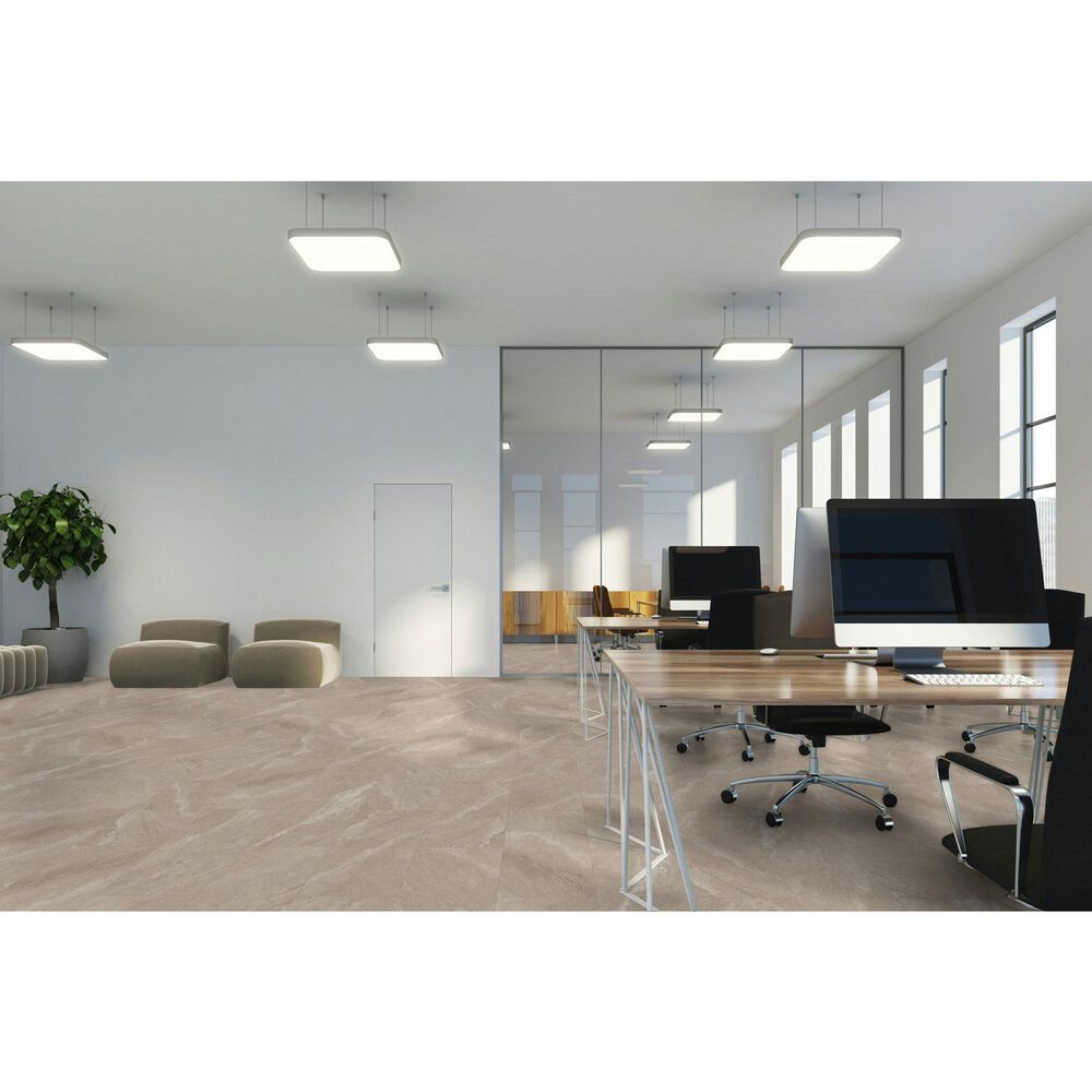 Fuzion SmartDrop Ivory Travertine 12" x 24" Luxury Vinyl Tile, , large