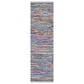 Safavieh Montauk 2"3" x 8" Black and Pink Runner, , large