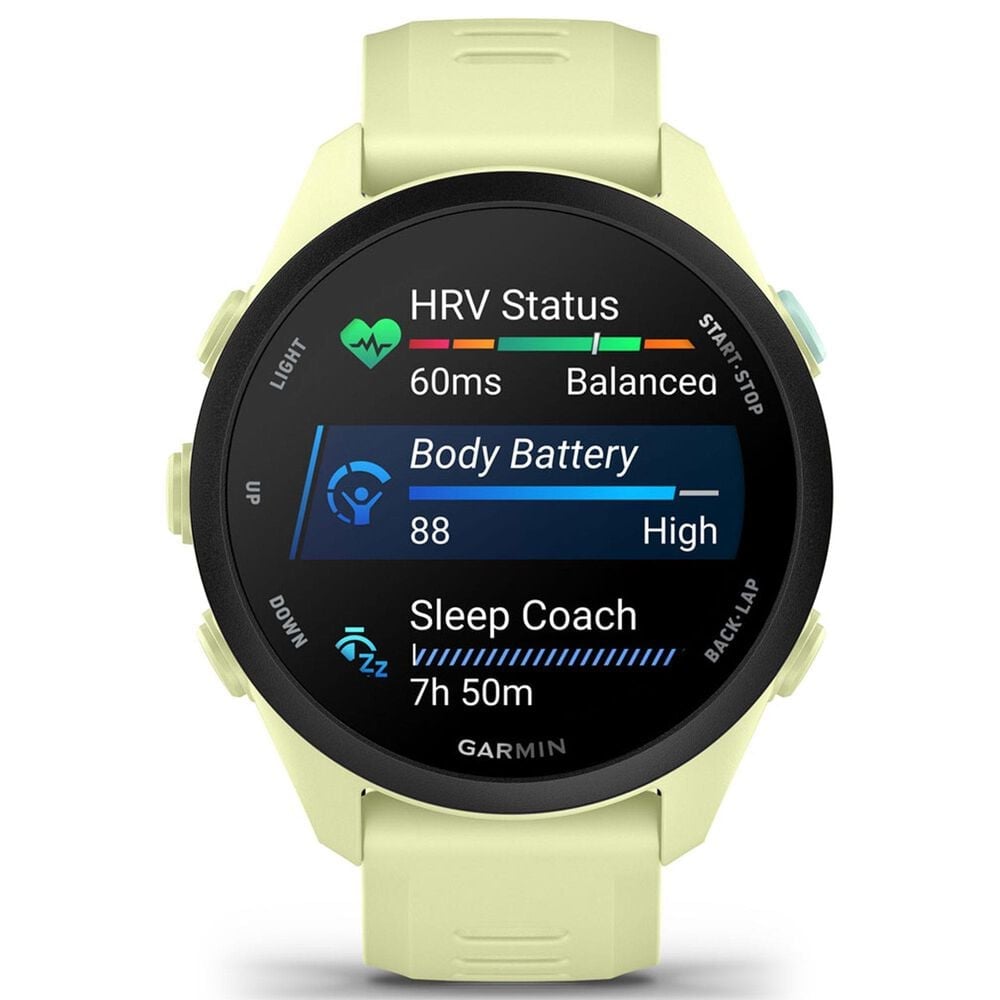 Garmin Forerunner 70 Smartwatch 42mm with Silicone Band in Citron, , large