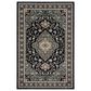 Safavieh Lyndhurst 9" x 12" Anthracite and Teal Area Rug, , large