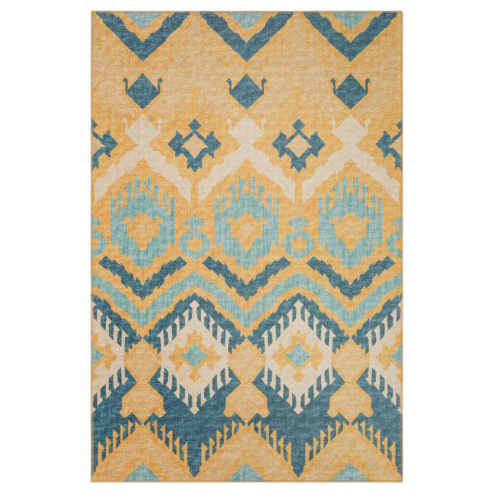 Dalyn Rug Company Sedona 6" Round Marigold Indoor/Outdoor Area Performance Rug, , large