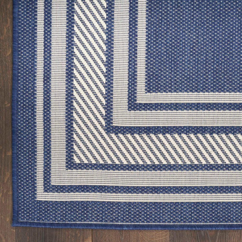 Nourison Horizon HOZ03 Navy 8&#39; x 10&#39; Indoor/Outdoor Area Rug, , large