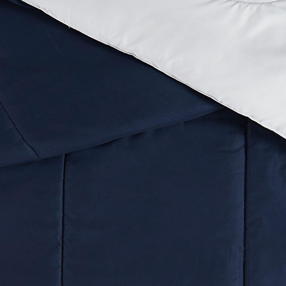 Pem America 2-Piece Twin Comforter Set in Grey and Navy, , large
