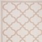 Safavieh Bermuda 5" Square Ivory and Beige Indoor/Outdoor Area Performance Rug, , large