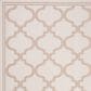 Safavieh Bermuda 5" Square Ivory and Beige Indoor/Outdoor Area Performance Rug, , large