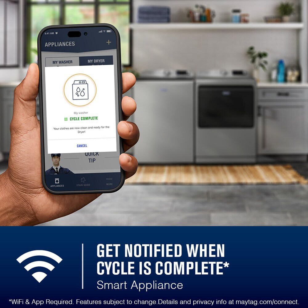 Maytag 5.2 Cu. Ft. Smart Pet Pro Top Load Washer in Classic Silver, , large