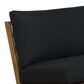 Linon Home Decor Silbury Patio Armless Chair in Jet Black, , large