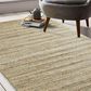L&R Resources Natural Fiber Teal 5" x 7"9" Area Rug, , large