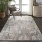 Nourison Rustic Textures RUS06 3"11" x 5"11" Beige and Grey Area Rug, , large