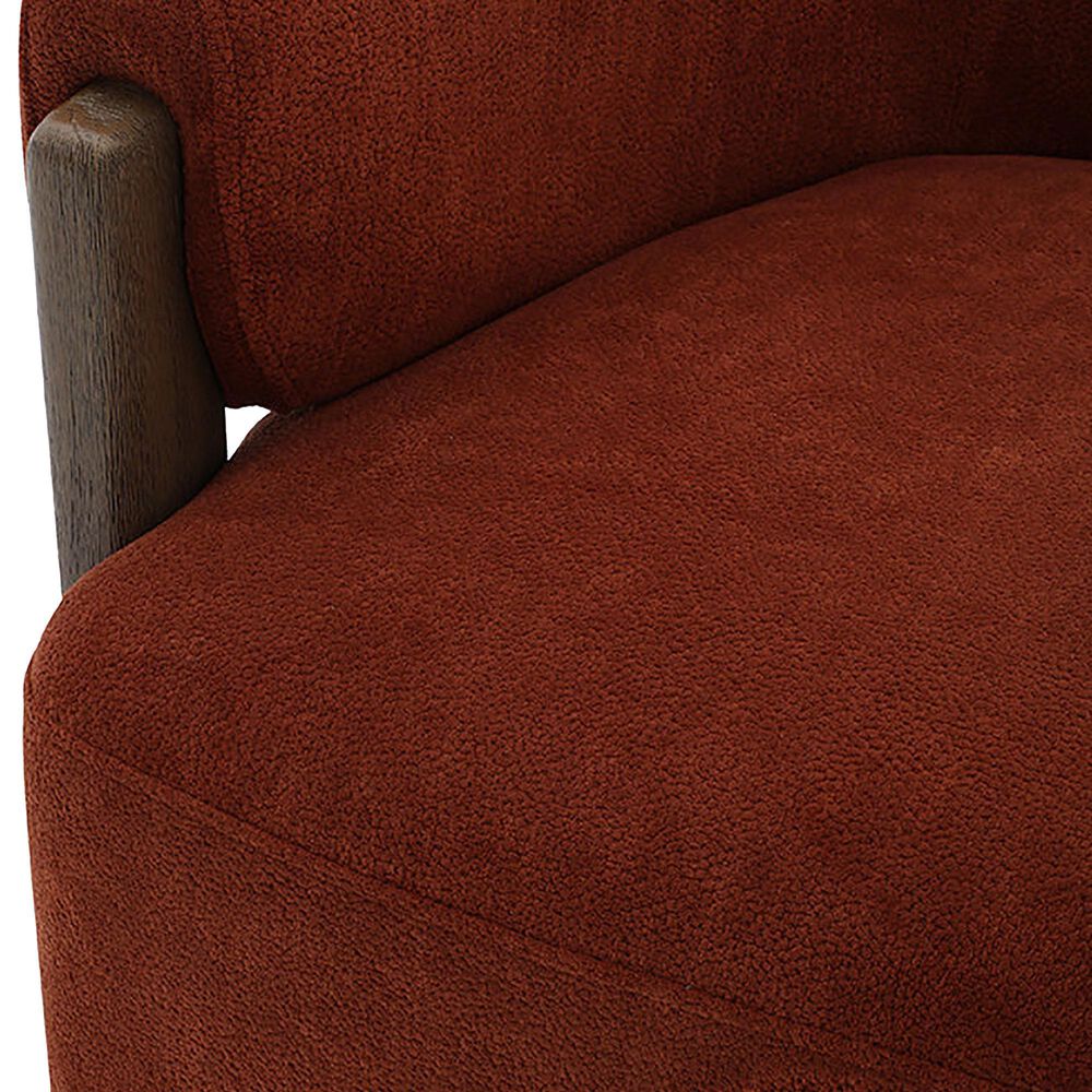 Simeon Collection Finley Tatum Accent Chair in Island Rust, , large