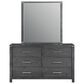 New Heritage Design Odessa 4-Piece Queen Bedroom Set in Charcoal and Silver, , large