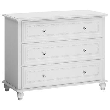 Oxford Baby Briella 3-Drawer Dresser in White, , large