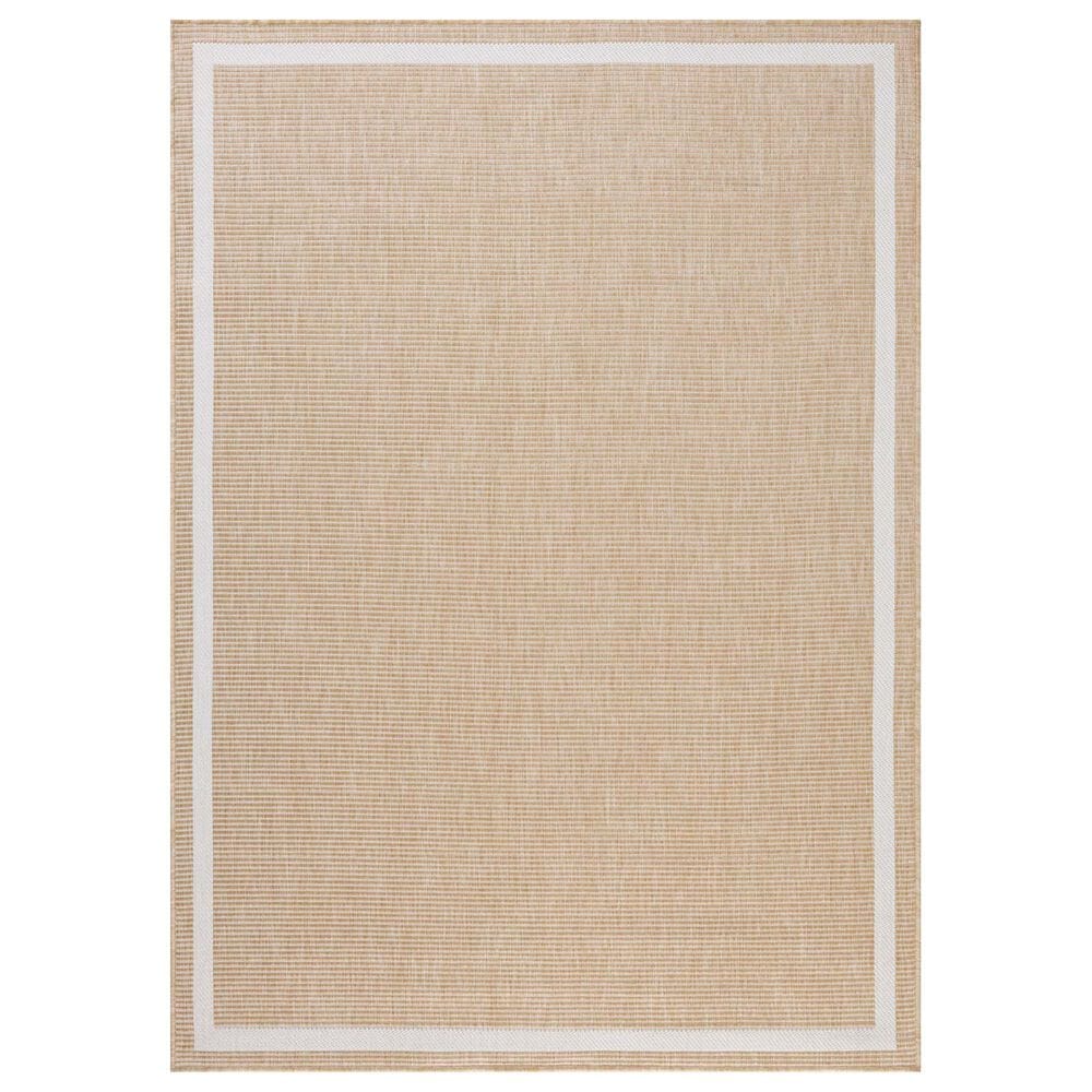 Loloi Easton Wheat and Ivory 6&#39;7&quot; x 9&#39;4&quot; Indoor/Outdoor Area Rug, , large