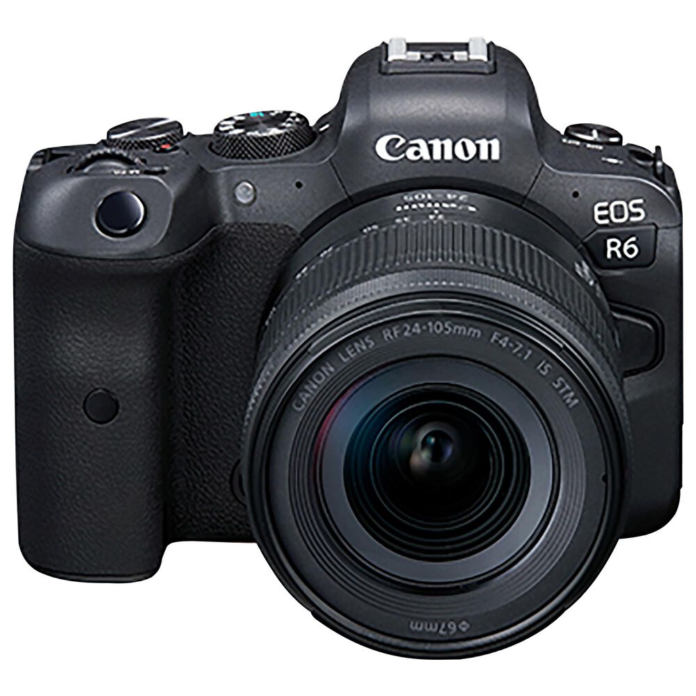 Canon EOS R6 Mirrorless Camera with RF 24-105mm f/4-7.1 IS STM Lens in Black, , large