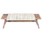 L.R. Home Timson 50" Wooden Bench in Brown, , large