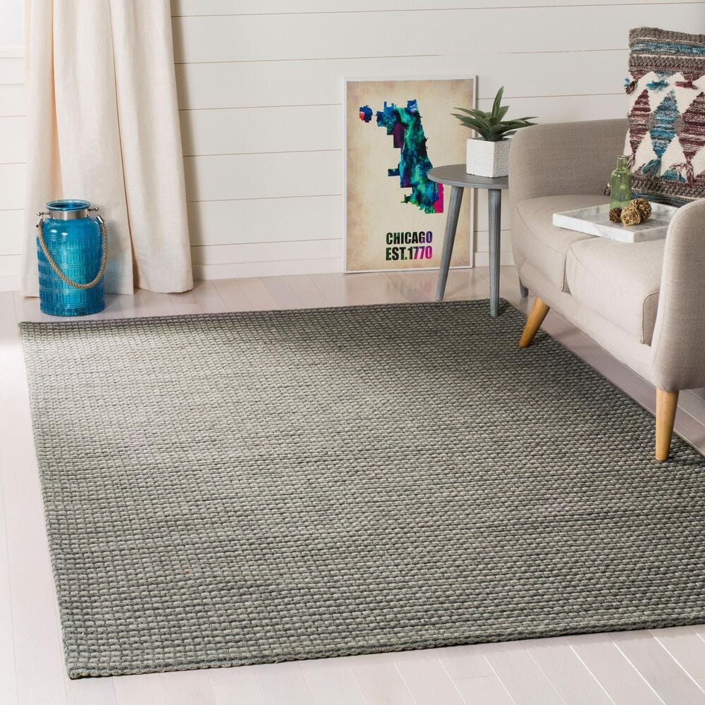 Safavieh Natura NAT801H 3&#39; x 5&#39; Dark Grey Area Rug, , large