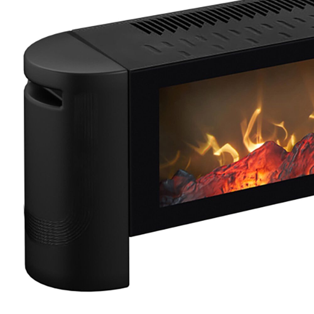 Classic Flame Duraflame 1500-Watt Electric Baseboard Space Heater with Thermostat and Remote Control, , large