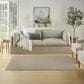 Nourison Courtyard Ivory and Silver 4" x 6" Indoor/Outdoor Area Rug, , large