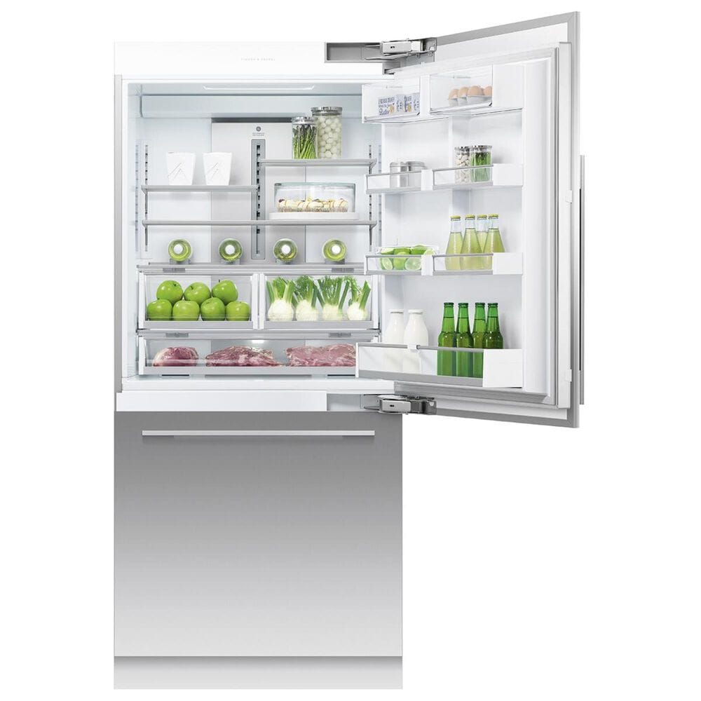 Fisher &amp; Paykel 16.8 Cu. Ft. Integrated 36" Bottom Freezer Refrigerator in Stainless Steel, , large