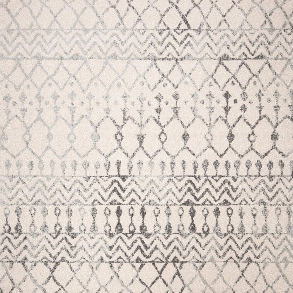 Safavieh Tulum TUL270A 5&#39; Square Ivory and Grey Area Rug, , large