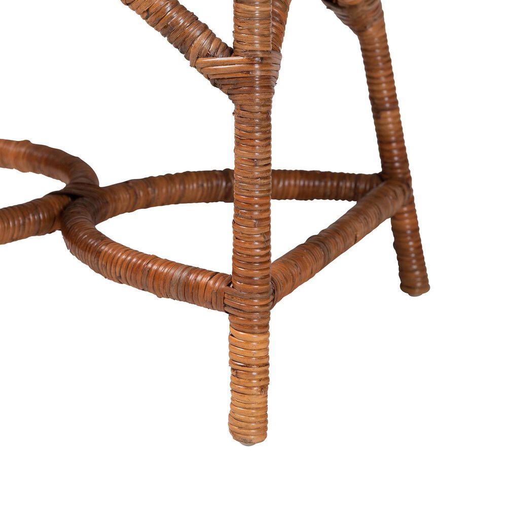 Baxton Studio Alondra Arm Chair in Light Honey, , large