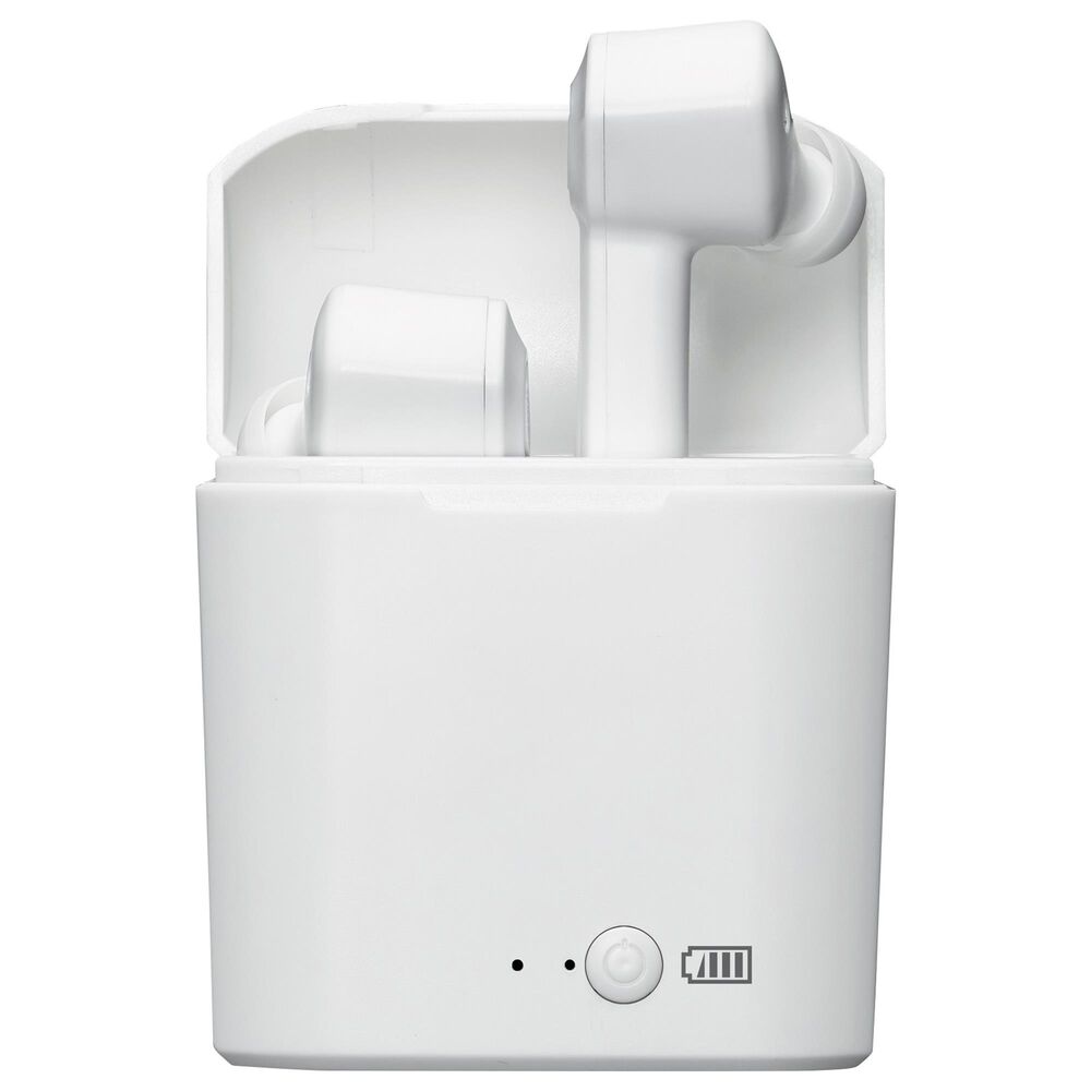 iLive Truly Wire-Free Bluetooth Earbuds in White, , large