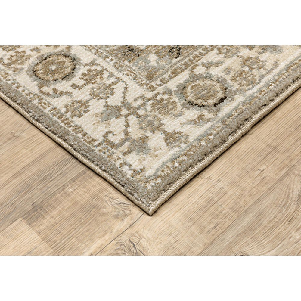 Oriental Weavers Andorra Floral 8929H 8&#39;6&quot; x 11&#39;7&quot; Gray Area Rug, , large