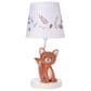 Lambs and Ivy Treetop Fox Nursery Lamp in Rust and Cream, , large