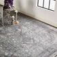 Feizy 3967F Sarrant Gray / Silver 12" x 15" Area Rug, , large