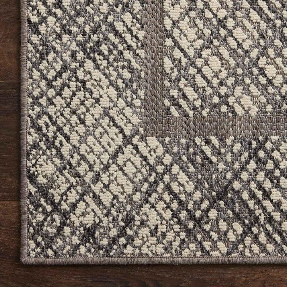 Loloi II Rainier 9&#39;2&quot; x 12&#39;2&quot; Ivory and Charcoal Area Rug, , large