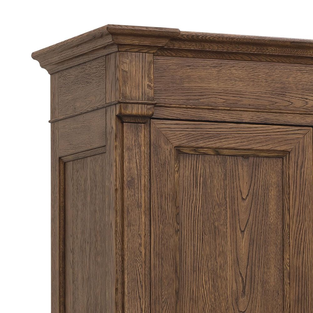 Hooker Furniture Driftwood 2-Door Wardrobe in Worn Saddle, , large