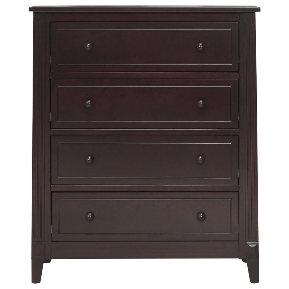 Sorelle Berkley 4-Drawer Chest in Espresso, , large