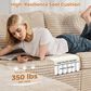 HOMLUX 5-Piece Mod Sectional with Ottoman in Beige, , large